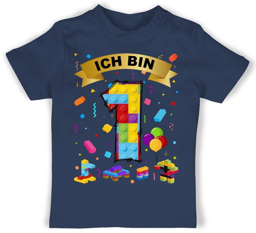 Shirtracer Ich bin 1 Bausteine Shirts & Mehr Shirtracer