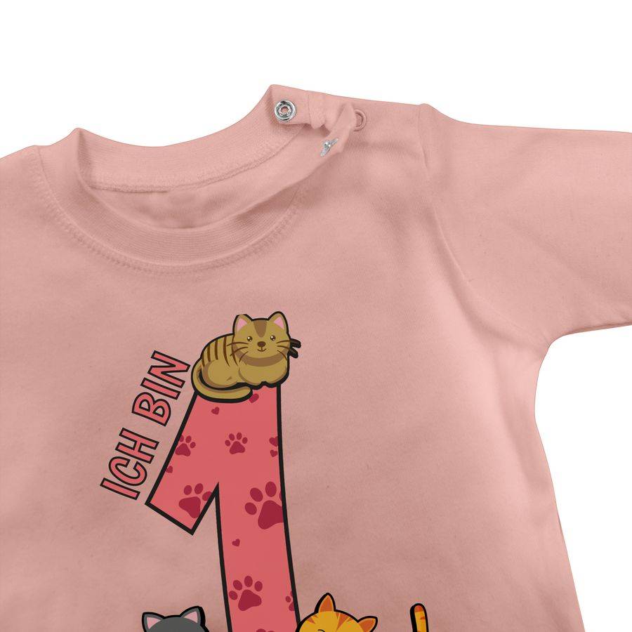 Shirtracer Ich Bin 1 - Name Und Lustige Katzen Bilder Zum Ersten Shirts & Mehr Shirtracer