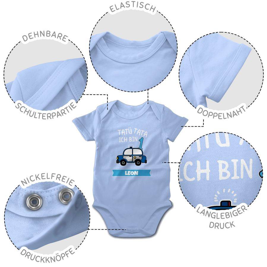 Shirtracer Ich Bin 1 Polizei TatüTata Ich Werde 1 Polizeiauto: Tshirt Gym Bag Shirtracer
