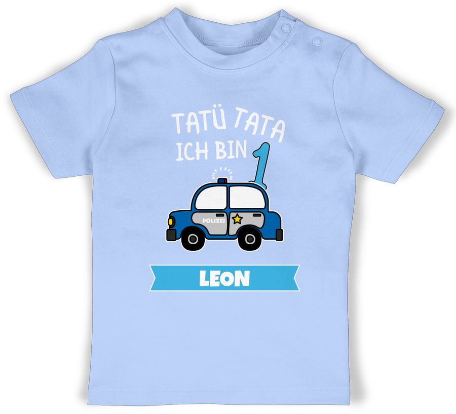 Shirtracer Ich bin 1 Polizei TatüTata ich werde 1 Polizeiauto: Tshirt Gym Bag Shirtracer