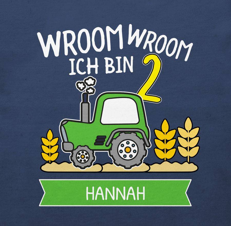 Shirtracer Ich Bin 2 Traktor Trecker Ich Werde 2 Bulldog: Tshirt Gym Bag Shirtracer