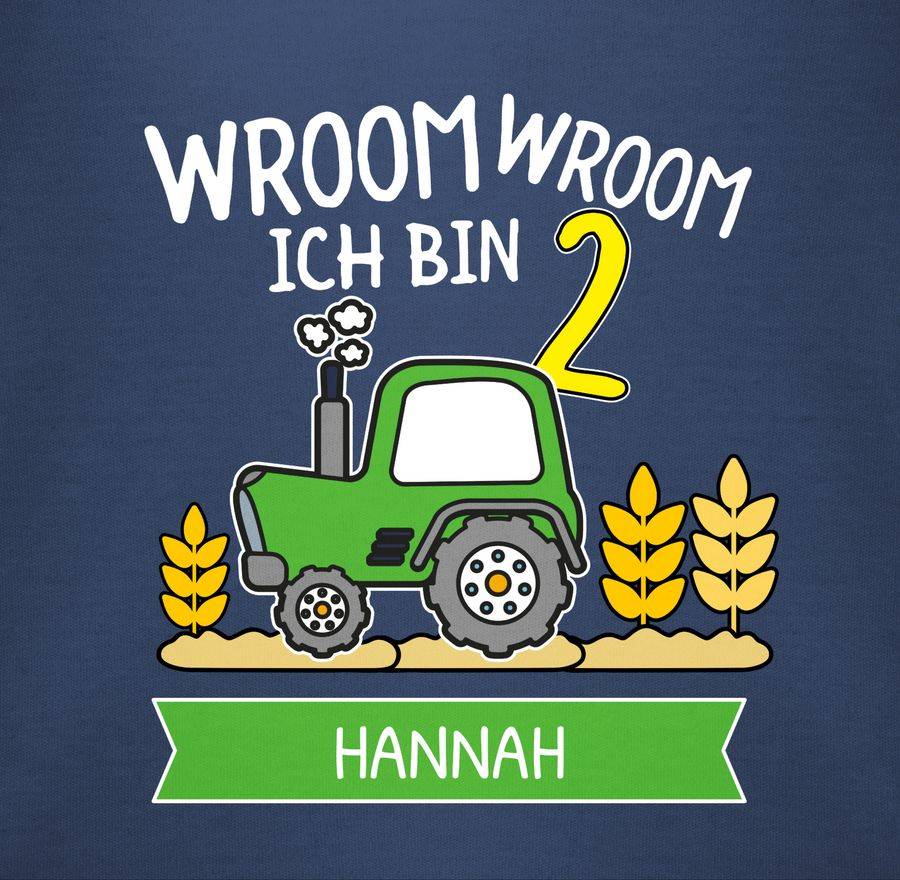 Shirtracer Ich Bin 2 Traktor Trecker Ich Werde 2 Bulldog: Tshirt Gym Bag Shirtracer