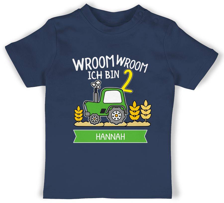 Shirtracer Ich bin 2 Traktor Trecker Ich werde 2 Bulldog: Tshirt Gym Bag Shirtracer