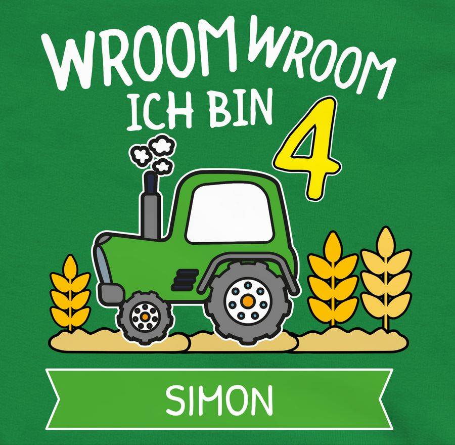 Shirtracer Ich Bin 4 Traktor Trecker Ich Werde 4 Bulldog Shirts & Mehr Shirtracer