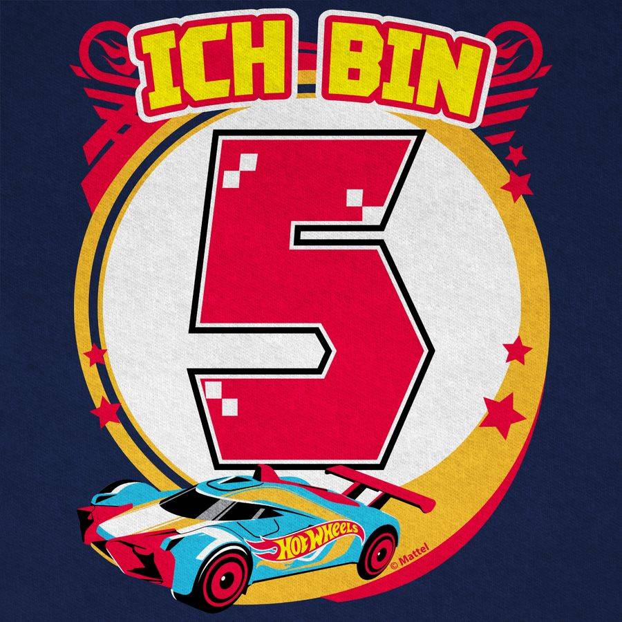 Shirtracer Ich Bin 5 - Rennauto: T-Shirt Rucksack Shirtracer