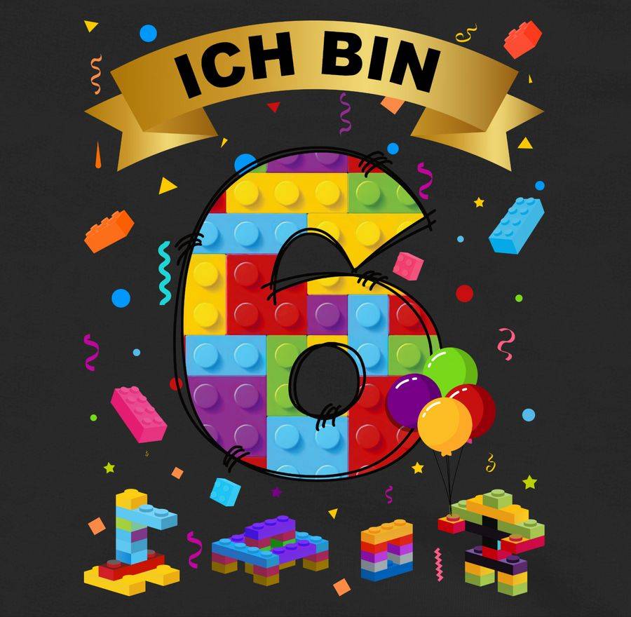 Shirtracer Ich Bin 6 Bausteine: T-Shirt Gym Bag Shirtracer