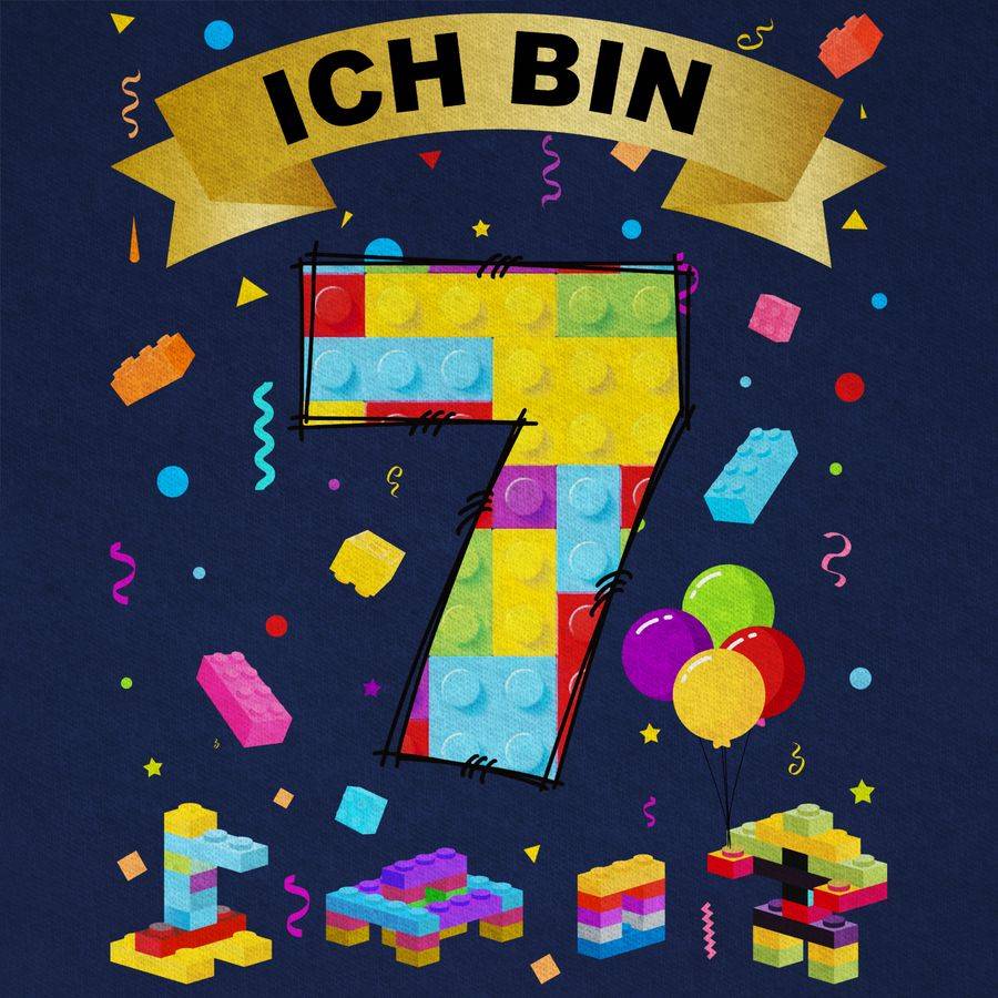 Shirtracer Ich Bin 7 Bausteine Shirts & Mehr Shirtracer