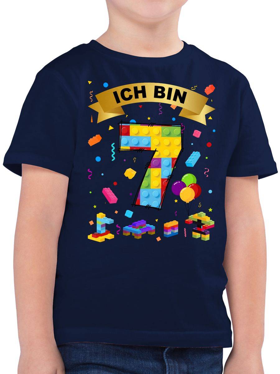 Shirtracer Ich bin 7 Bausteine Shirts & Mehr Shirtracer