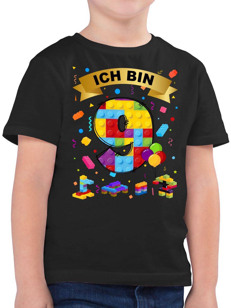 Shirtracer Ich bin 9 Bausteine: Tshirt Gym Bag Shirtracer