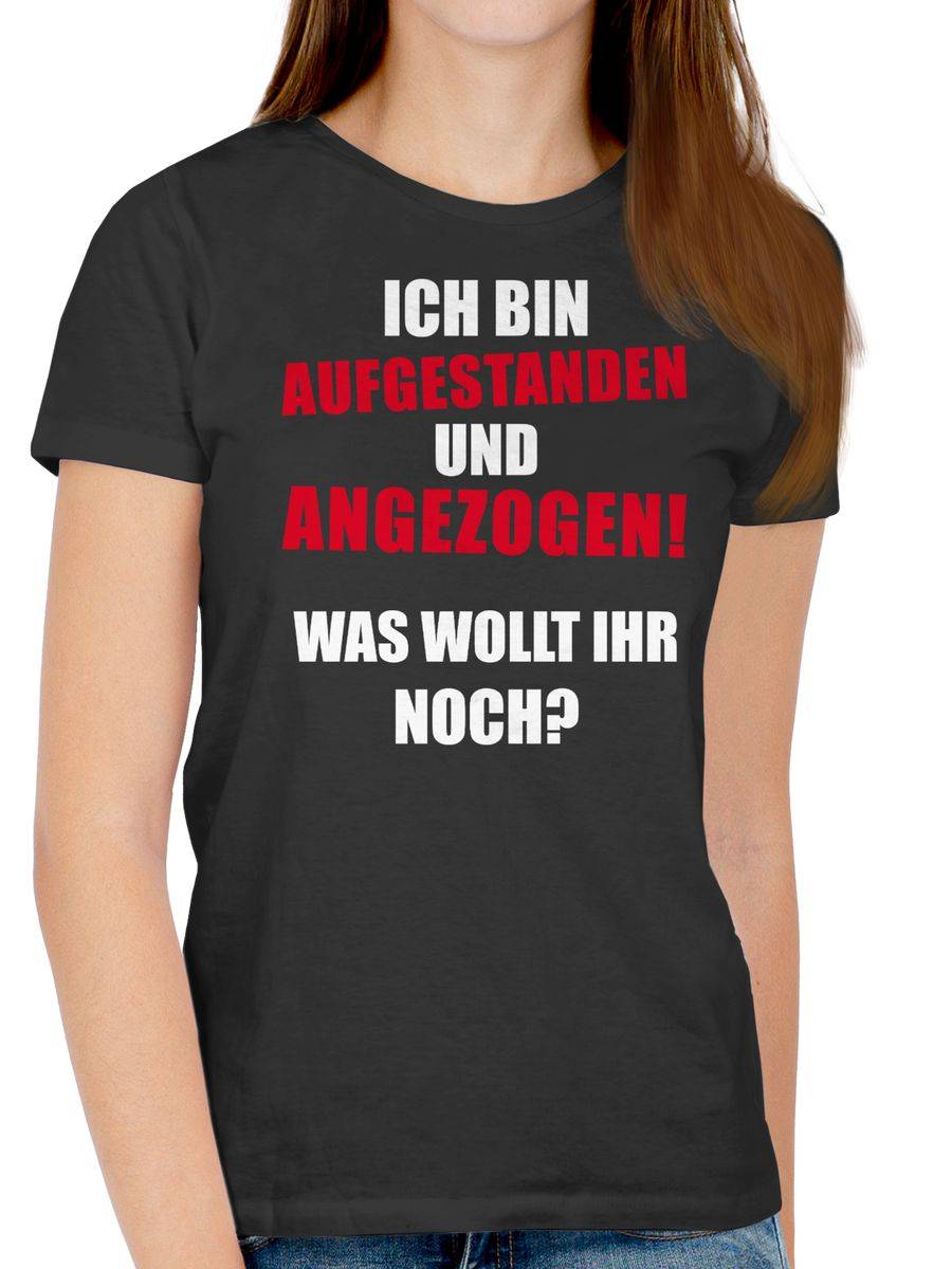 Shirtracer Ich Bin Aufgestanden Und Angezogen: Tshirt Rucksack Shirtracer