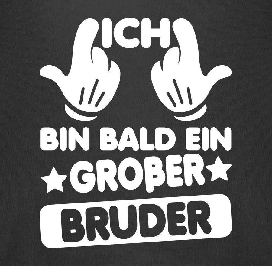 Shirtracer Ich Bin Bald Ein Großer Bruder: T-Shirt Turnbeutel Shirtracer