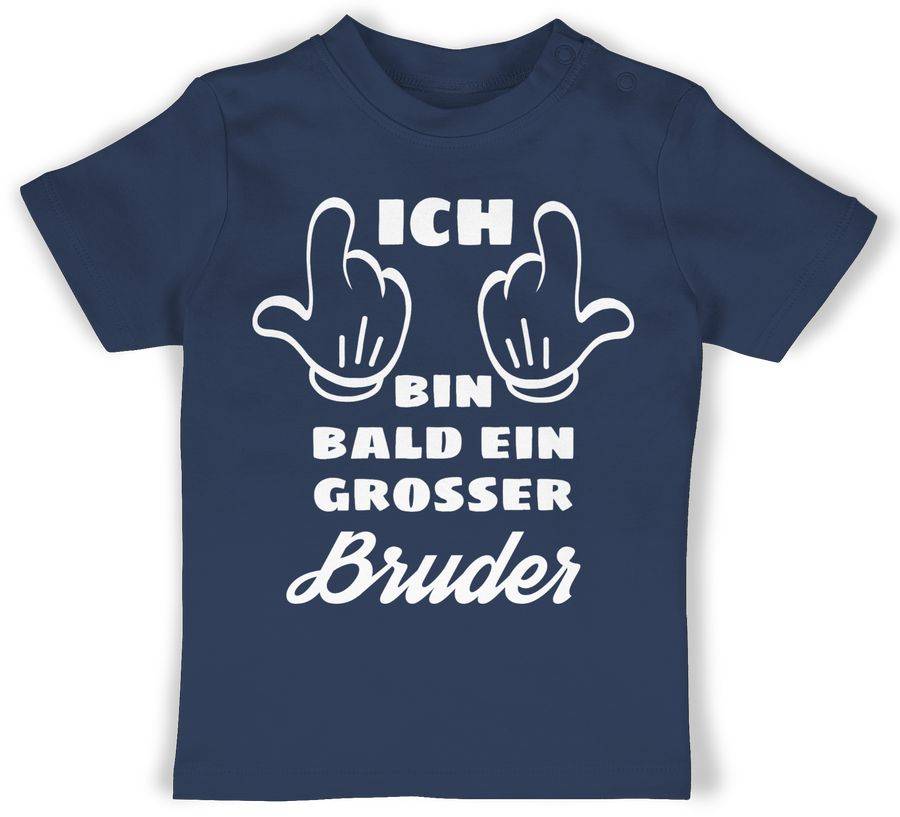 Shirtracer Ich bin bald ein großer Bruder: Tshirt Turnbeutel Shirtracer