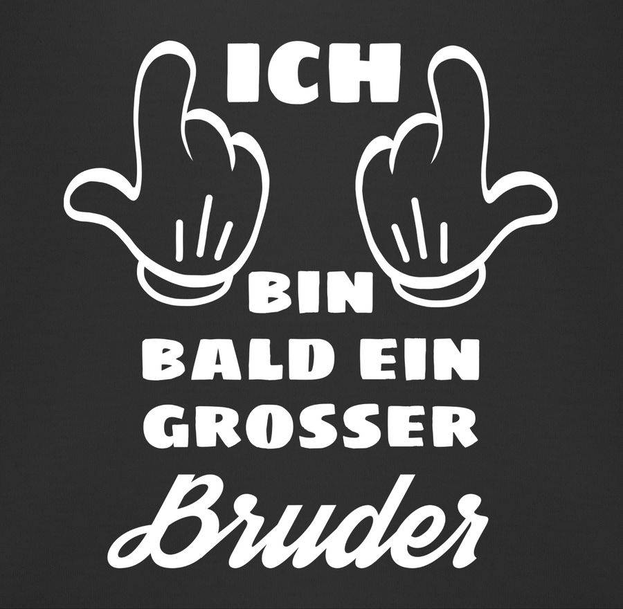 Shirtracer Ich Bin Bald Ein Großer Bruder: Tshirt Turnbeutel Shirtracer