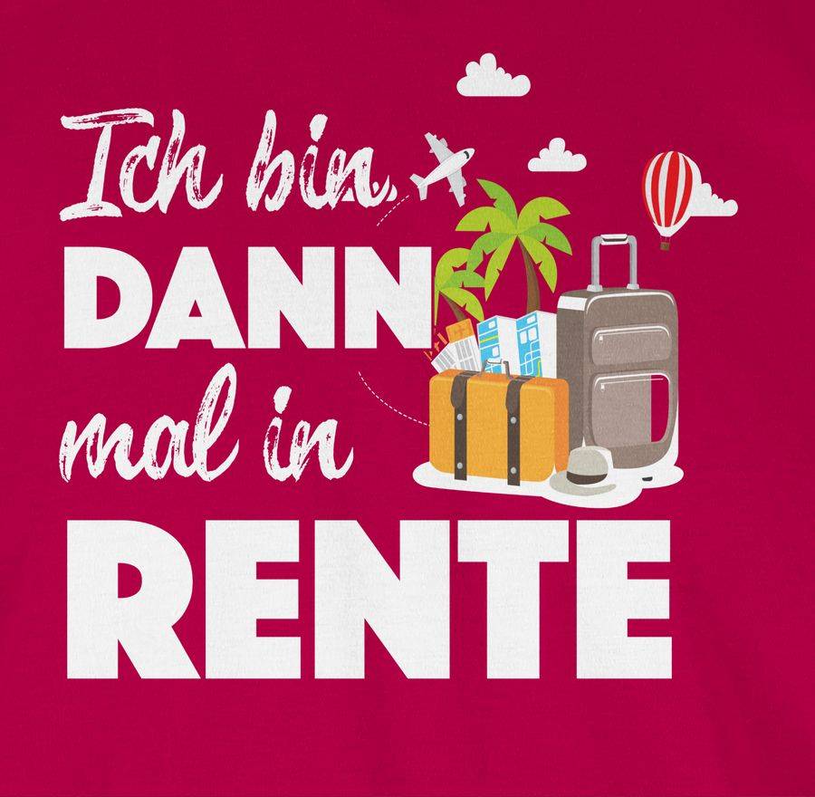 Shirtracer Ich Bin Dann Mal In Rente: Tshirt Gym Bag Shirtracer