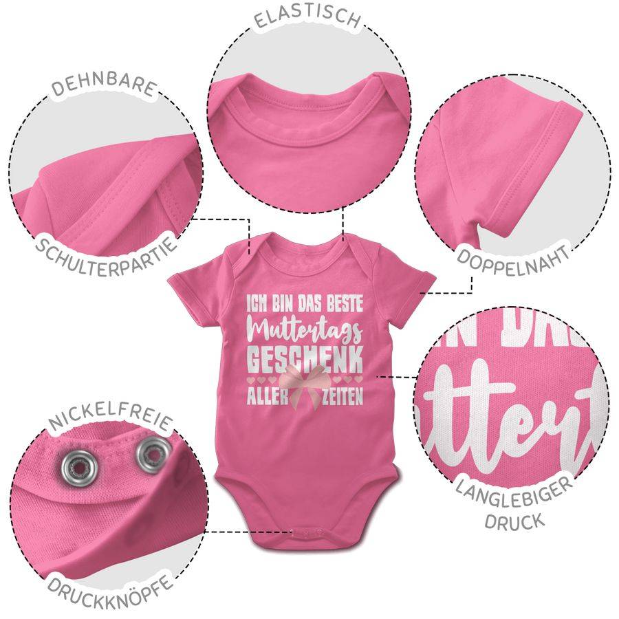 Shirtracer Ich Bin Das Beste Muttertagsgeschenk Aller Zeiten - Rosa: Tshirt Gym Bag Shirtracer