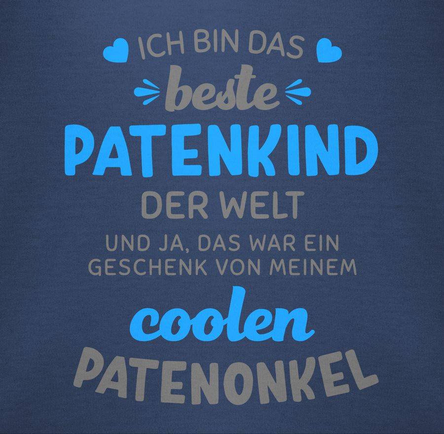 Shirtracer Ich Bin Das Beste Patenkind Der Welt Grau/blau Shirts & Mehr Shirtracer