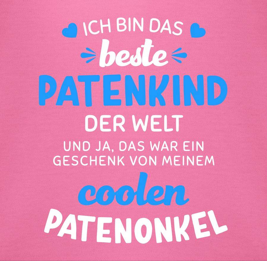 Shirtracer Ich Bin Das Beste Patenkind Der Welt Weiß/blau Shirts & Mehr Shirtracer