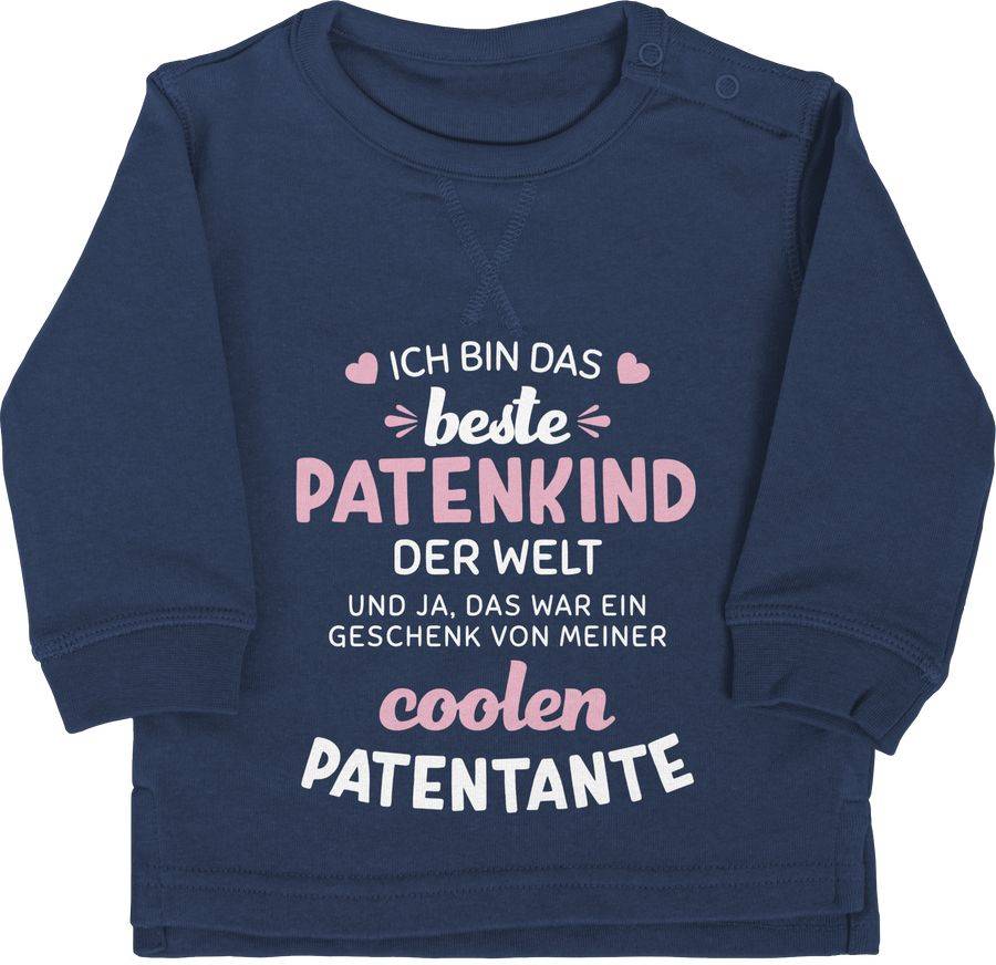 Shirtracer Ich bin das beste Patenkind der Welt weiß/rosa Shirts & Mehr Shirtracer