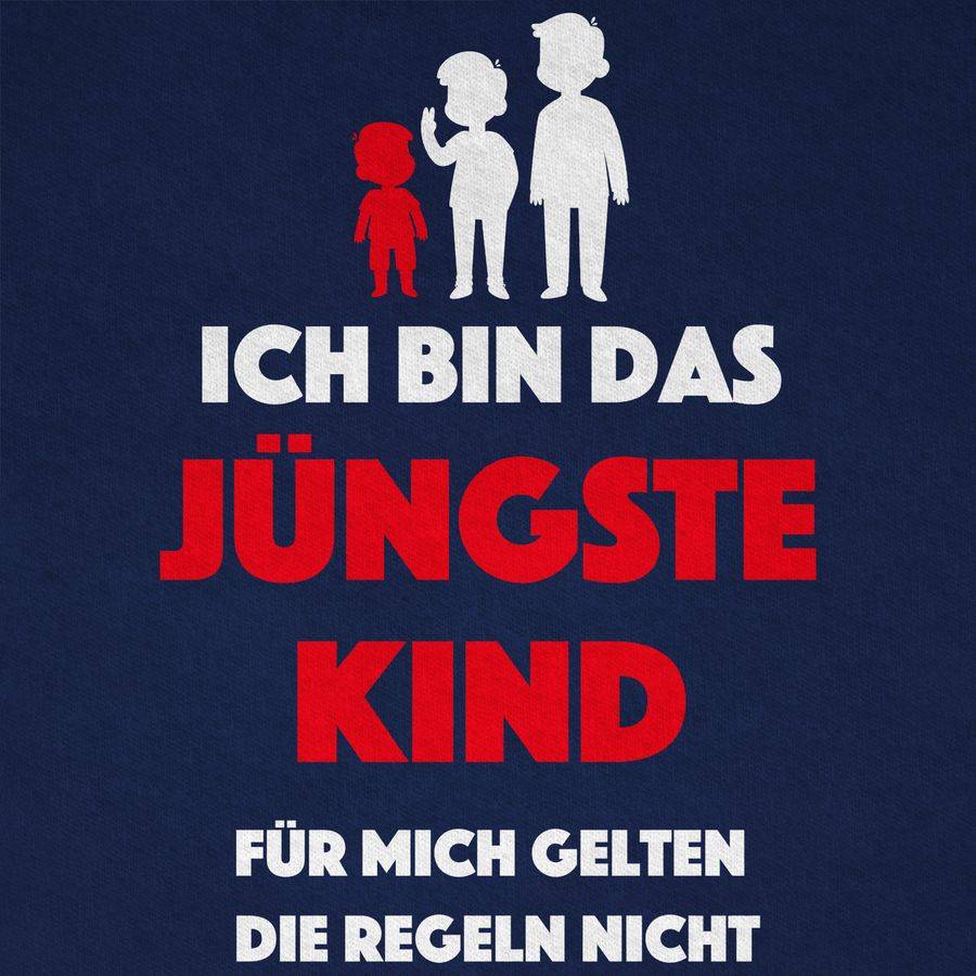 Shirtracer Ich Bin Das Jüngste Kind. Für Mich Gelten Die Regeln Nicht: Tshirt Rucksack Shirtracer