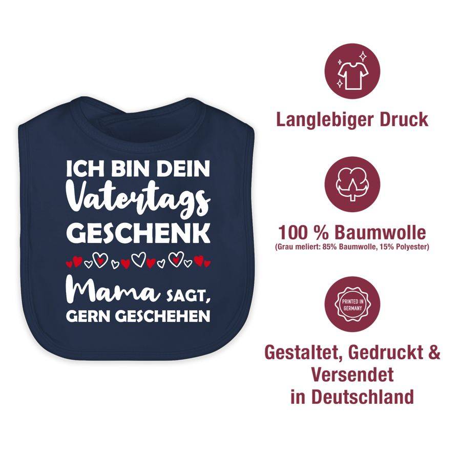 Shirtracer Ich Bin Dein Vatertags Geschenk Mama Sagt, Gern Geschehen: Tshirt Turnbeutel Shirtracer