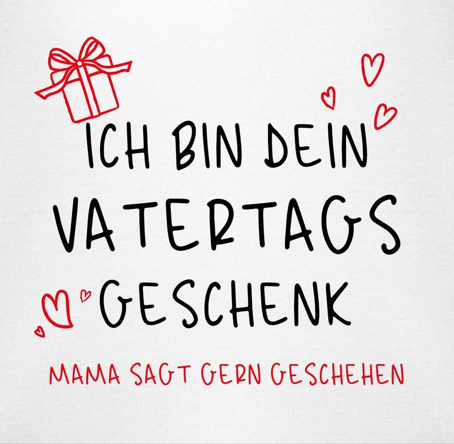 Shirtracer Ich Bin Dein Vatertagsgeschenk Schwarz: T-Shirt Gym Bag Shirtracer