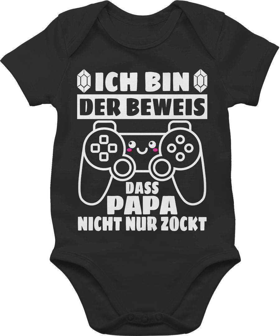 Shirtracer Ich Bin Der Beweis Das Papa Nicht Nur Zockt Mit Controller - Weiß: T-Shirt Turnb Shirtracer