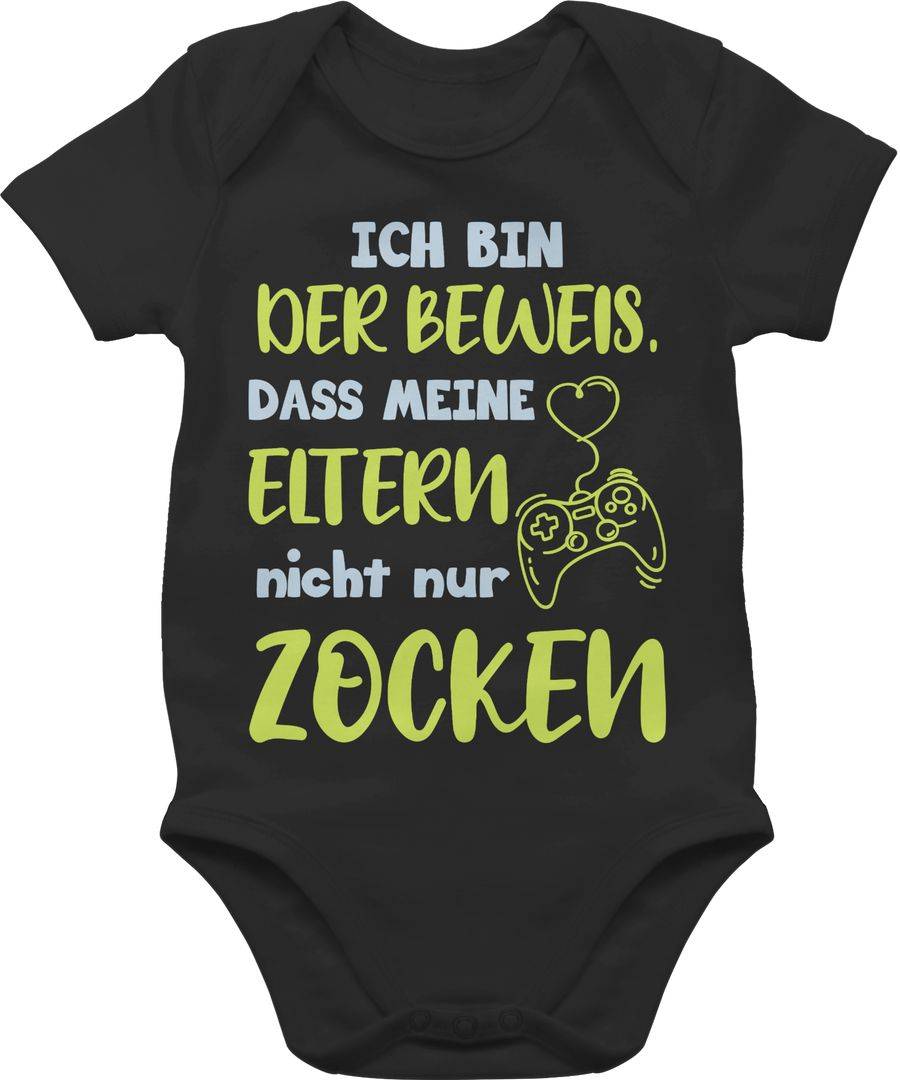 Shirtracer Ich bin der Beweis, dass meine Eltern nicht nur zocken Blau Grün Shirts & Mehr Shirtracer