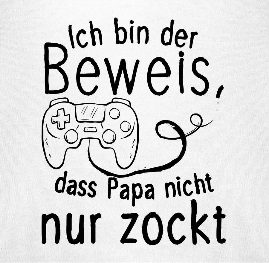 Shirtracer Ich Bin Der Beweis, Dass Papa Nicht Nur Zockt: T-Shirt Rucksack Shirtracer