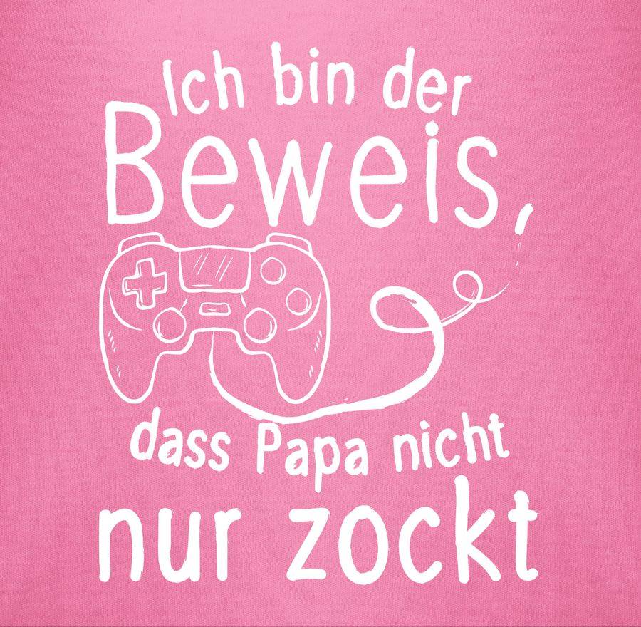 Shirtracer Ich Bin Der Beweis, Dass Papa Nicht Nur Zockt Weiß Shirts & Mehr Shirtracer