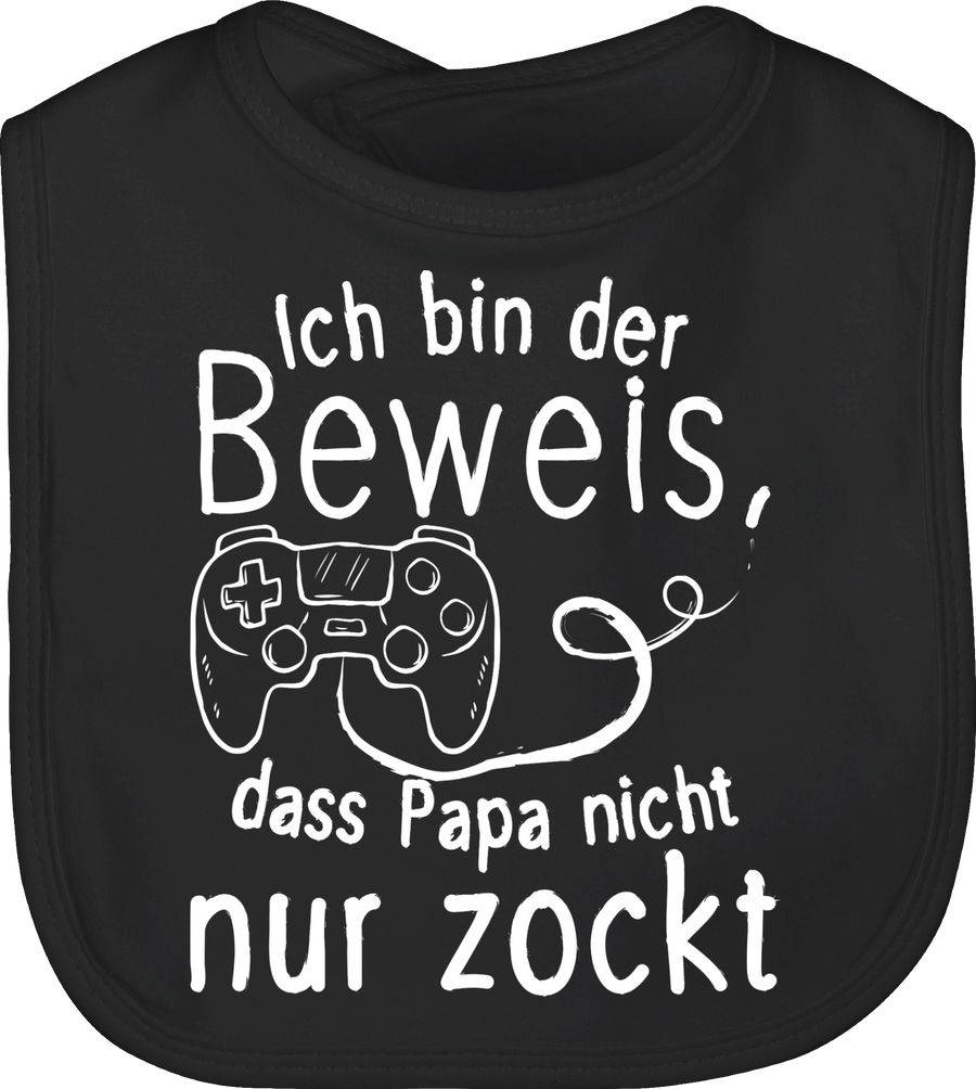 Shirtracer Ich bin der Beweis, dass Papa nicht nur zockt weiß Shirts & Mehr Shirtracer