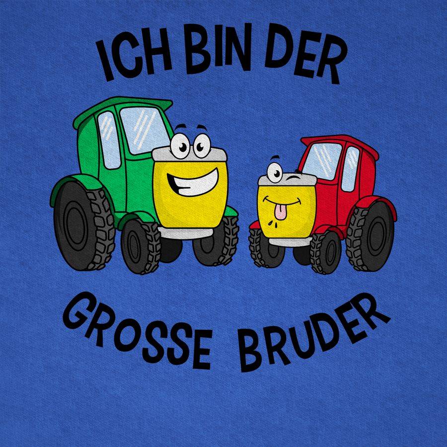Shirtracer Ich Bin Der Grosse Bruder Traktor: T-Shirt Turnbeutel Shirtracer