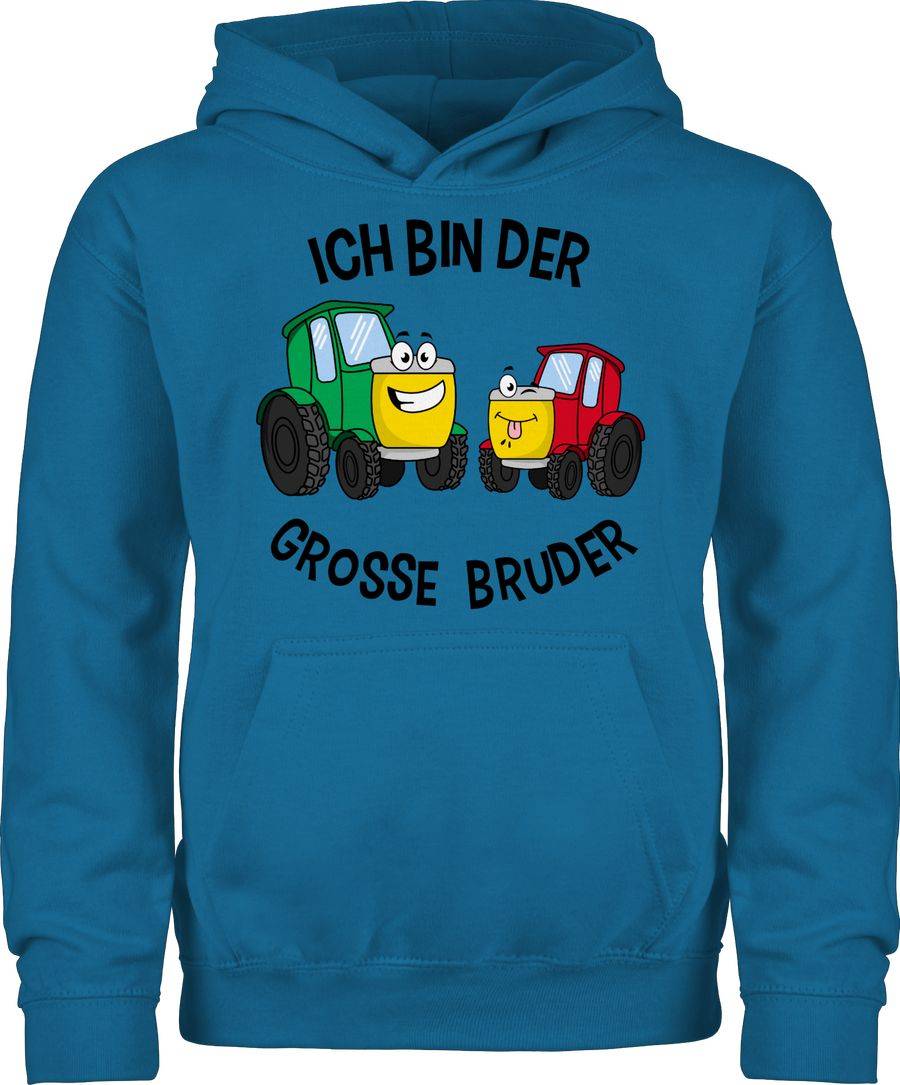 Shirtracer Ich Bin Der Grosse Bruder Traktor: T-Shirt Turnbeutel Shirtracer