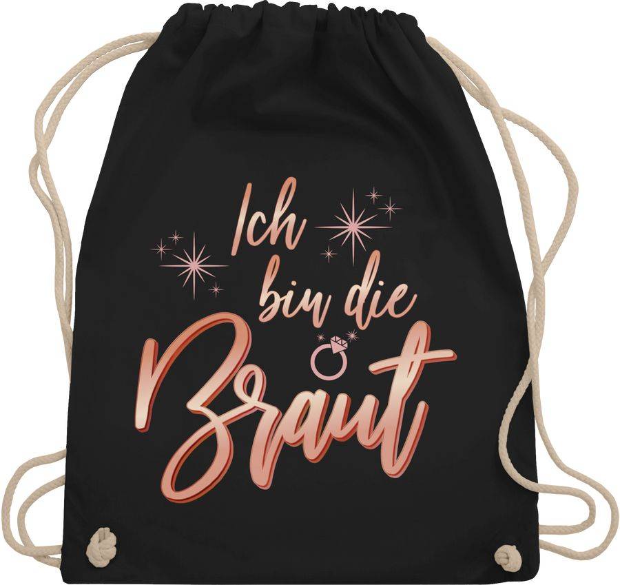 Shirtracer Ich bin die Braut Sparkles rosé-gold Shirts & Mehr Shirtracer