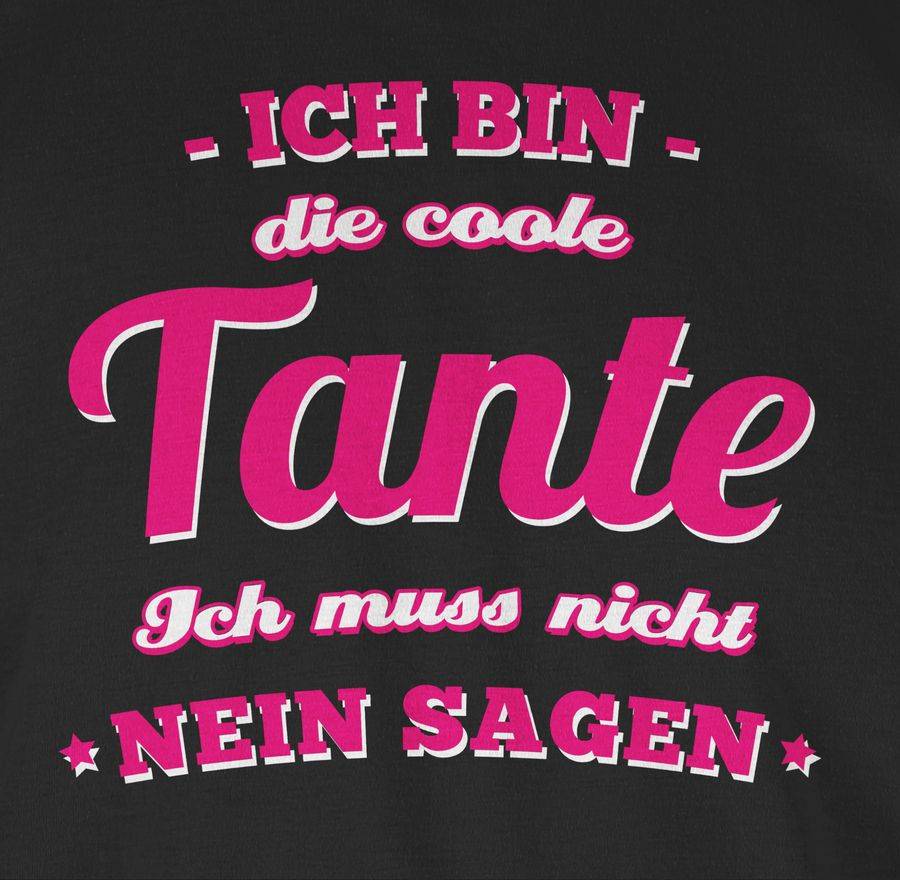 Shirtracer Ich Bin Die Coole Tante: T-Shirt Turnbeutel Shirtracer