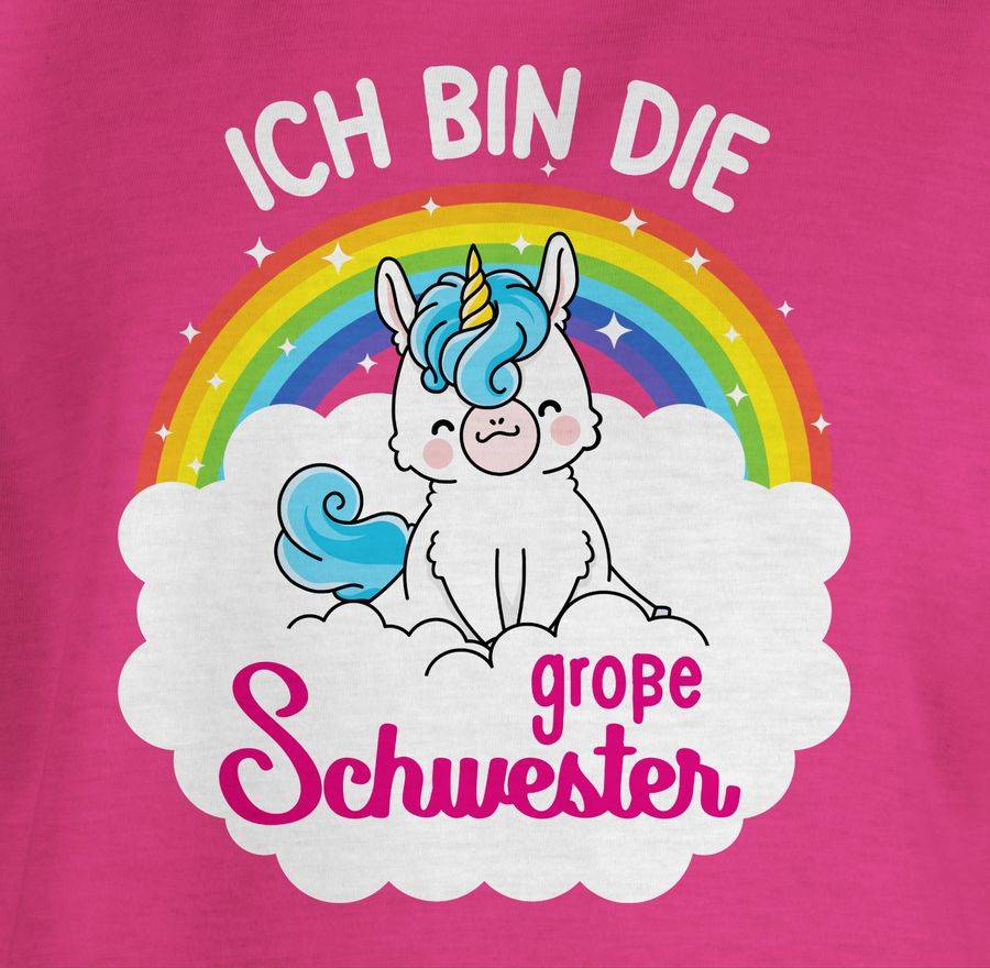 Shirtracer Ich Bin Die Große Schwester - Mit Einhorn Shirts & Mehr Shirtracer