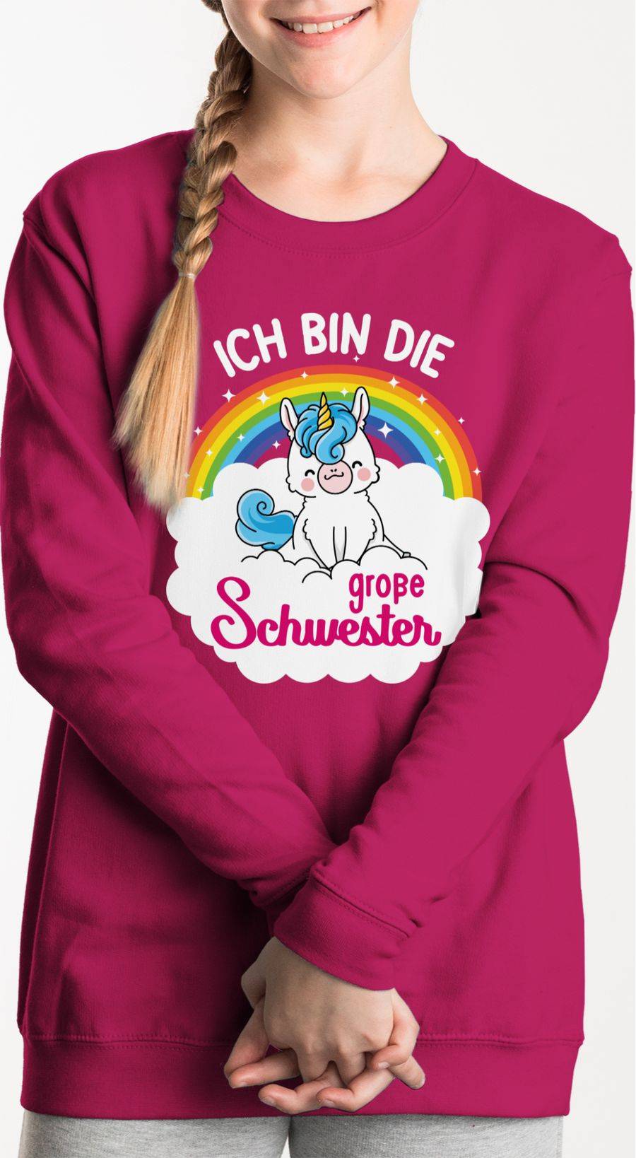 Shirtracer Ich Bin Die Große Schwester - Mit Einhorn Shirts & Mehr Shirtracer