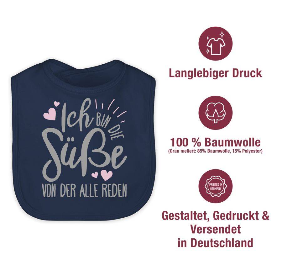 Shirtracer Ich Bin Die Süße Von Der Alle Reden: T-Shirt Gym Bag Shirtracer