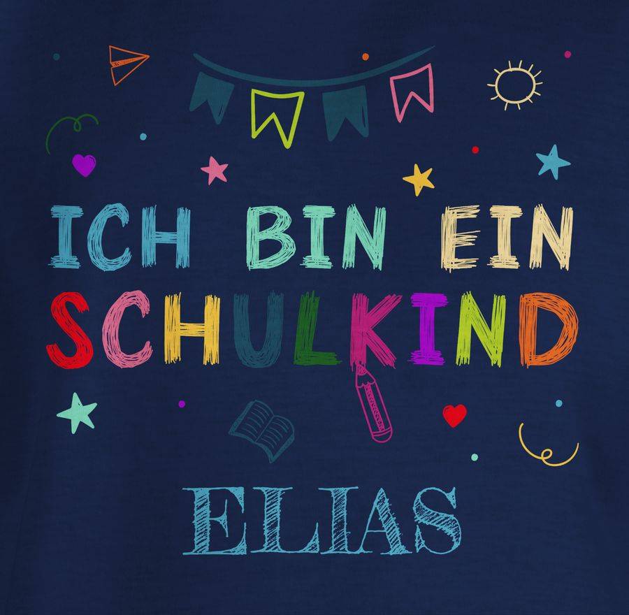 Shirtracer Ich Bin Ein Schulkind: T-Shirt Rucksack Shirtracer