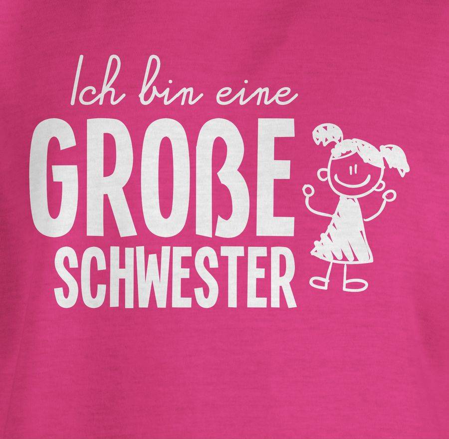 Shirtracer Ich Bin Eine Große Schwester Strichmännchen: Tshirt Gym Bag Shirtracer