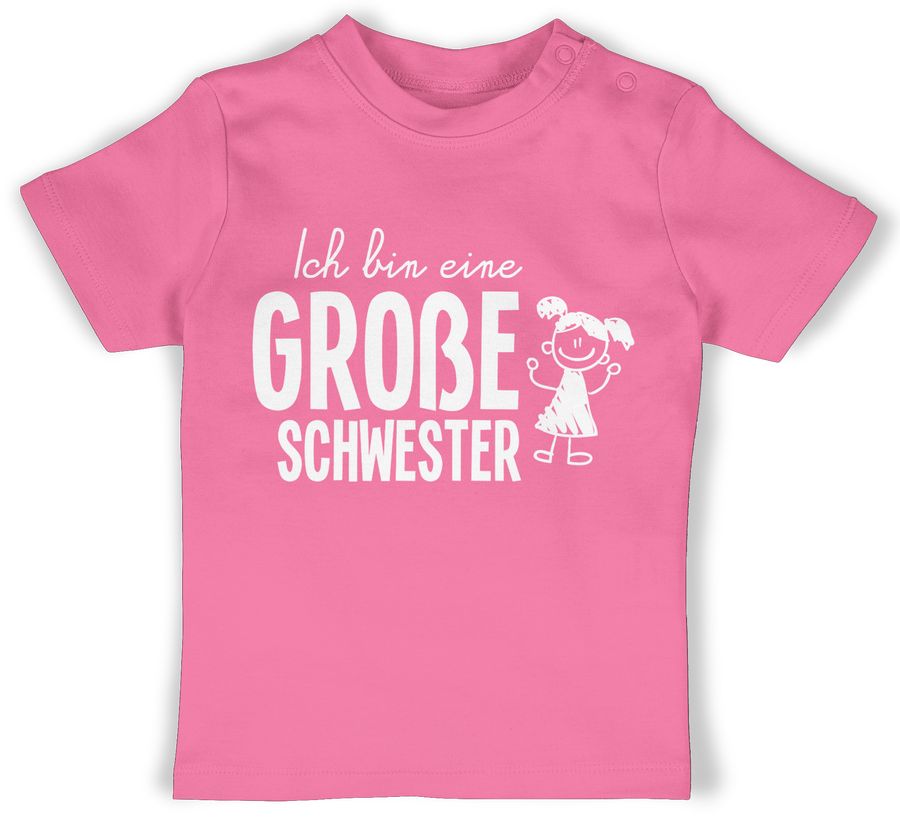Shirtracer Ich bin eine große Schwester Strichmännchen: Tshirt Gym Bag Shirtracer