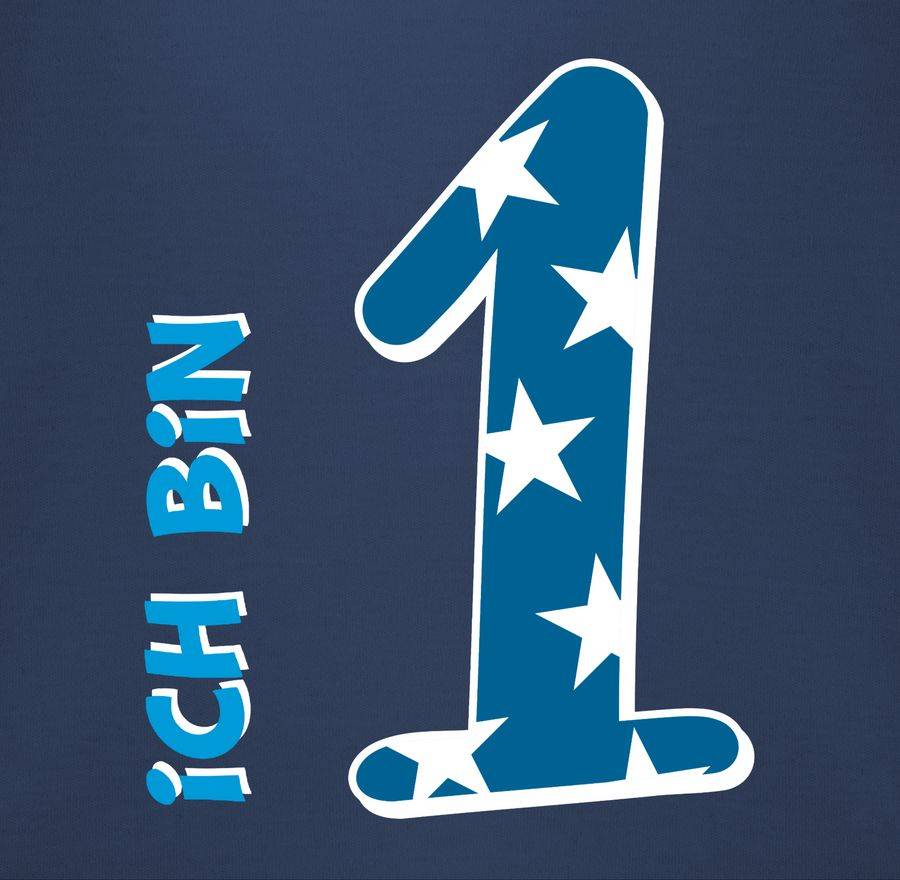 Shirtracer Ich Bin Eins Blau Junge Erster: Tshirt Rucksack Shirtracer