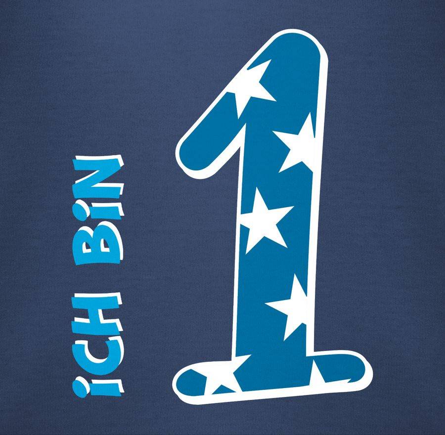 Shirtracer Ich Bin Eins Blau Junge Erster: Tshirt Rucksack Shirtracer