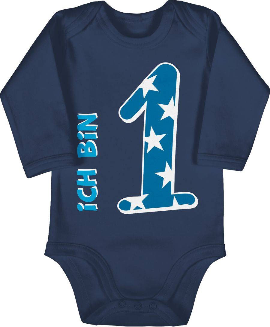 Shirtracer Ich bin eins Blau Junge Erster: Tshirt Rucksack Shirtracer