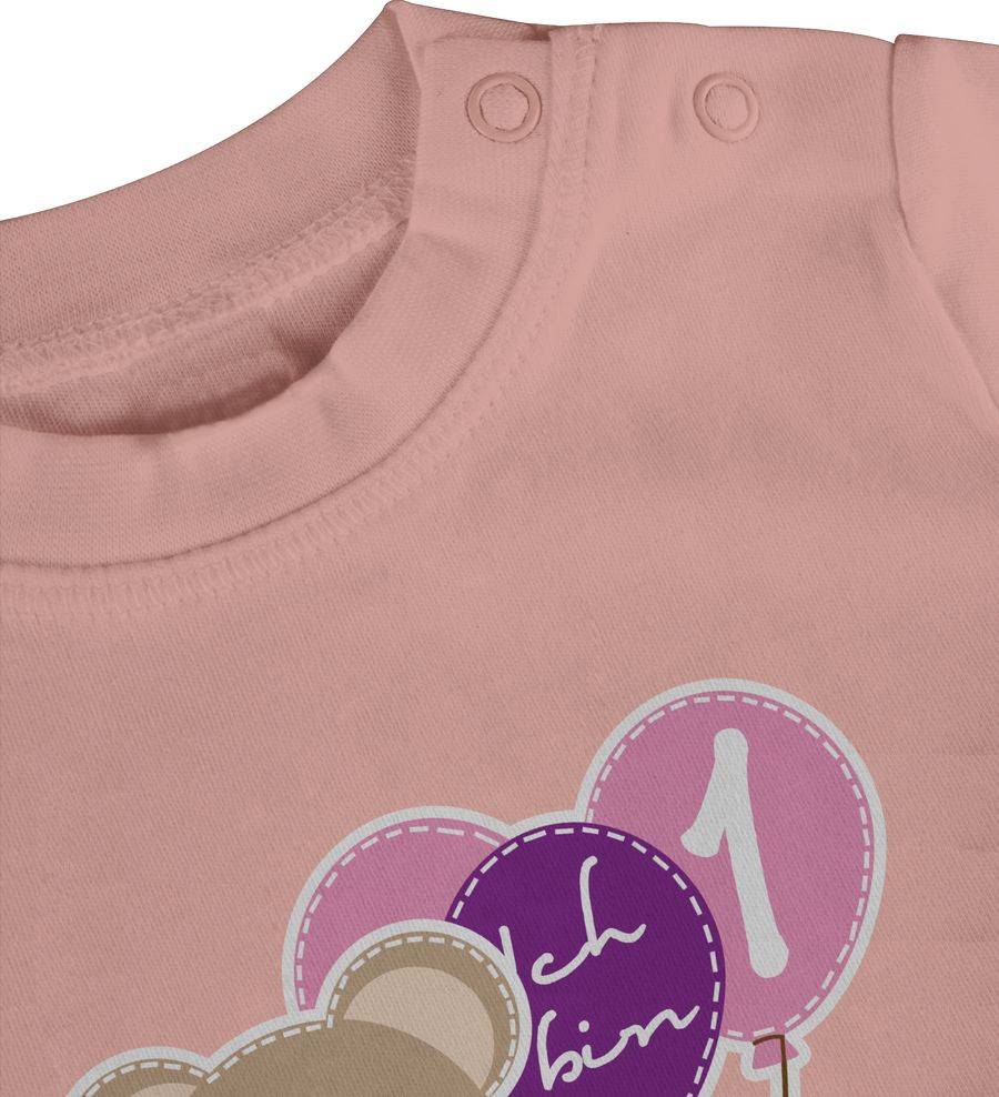 Shirtracer Ich Bin Eins Mädchen Bär Luftballons Erster Shirts & Mehr Shirtracer