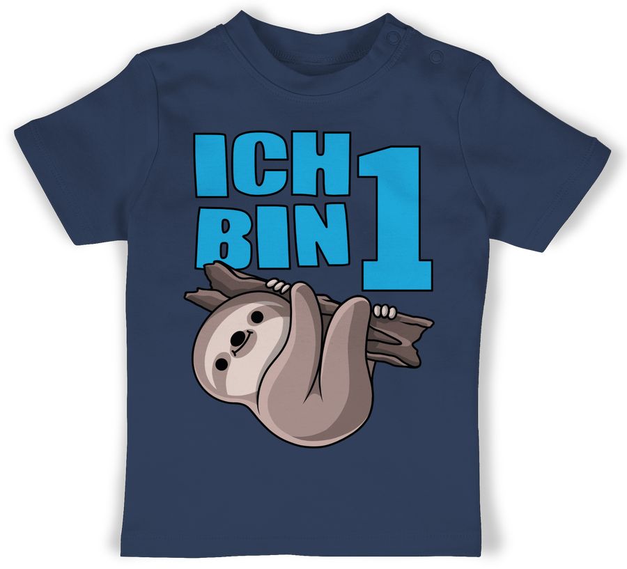 Shirtracer Ich bin eins mit Faultier in blau Shirts & Mehr Shirtracer