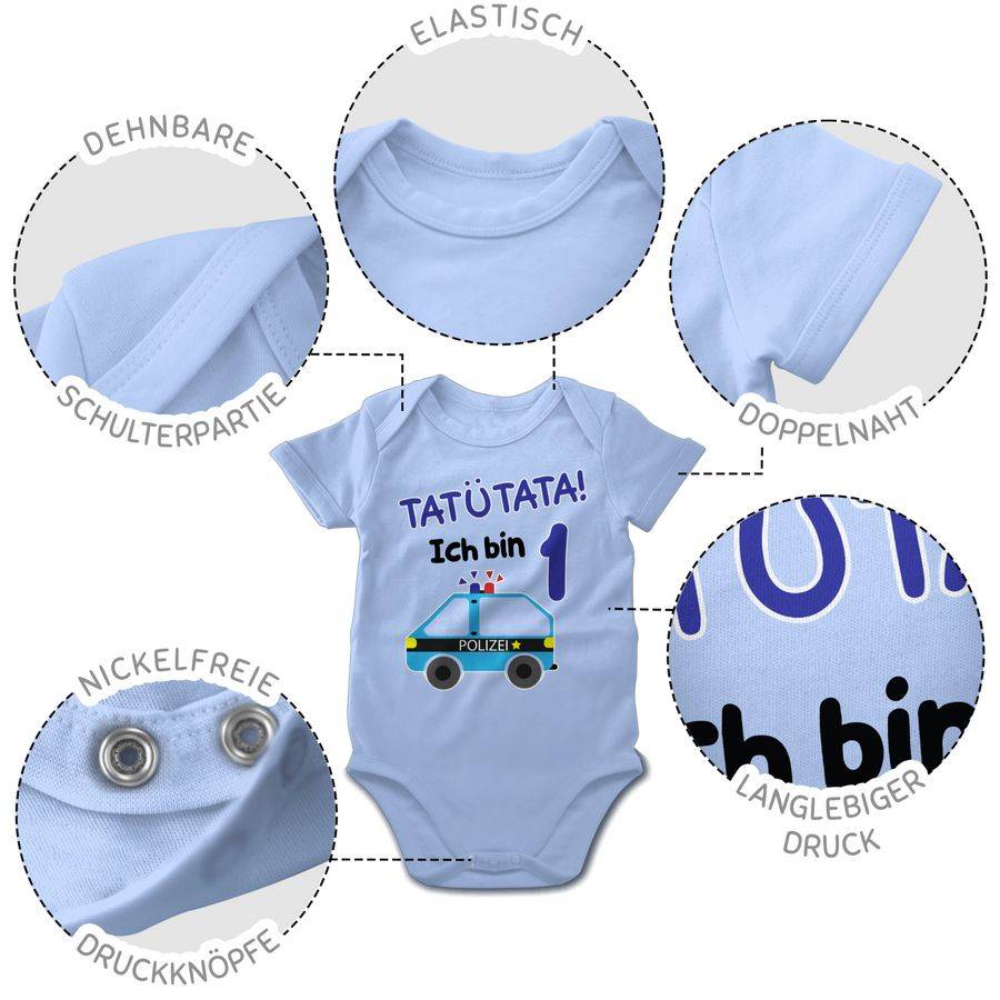 Shirtracer Ich Bin Eins Polizei Shirts & Mehr Shirtracer