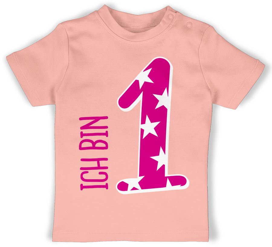 Shirtracer Ich bin eins Rosa Mädchen Erster: Tshirt Rucksack Shirtracer