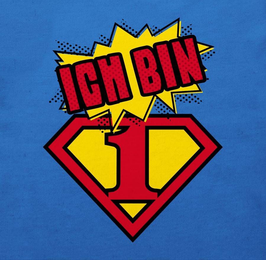 Shirtracer Ich Bin Eins Superheld: Tshirt Gym Bag Shirtracer