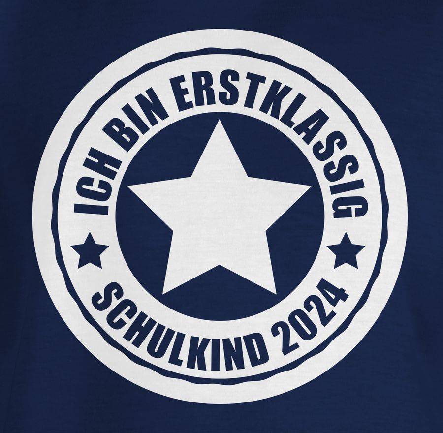 Shirtracer Ich Bin Erstklassig - Schulkind 2024 Shirts & Mehr Shirtracer