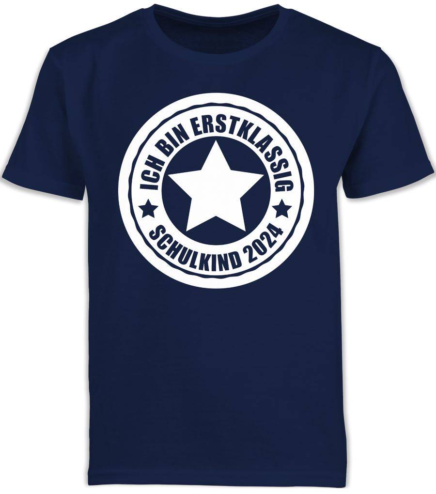 Shirtracer Ich bin erstklassig - Schulkind 2024 Shirts & Mehr Shirtracer